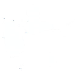 Carte du département de la Guadeloupe